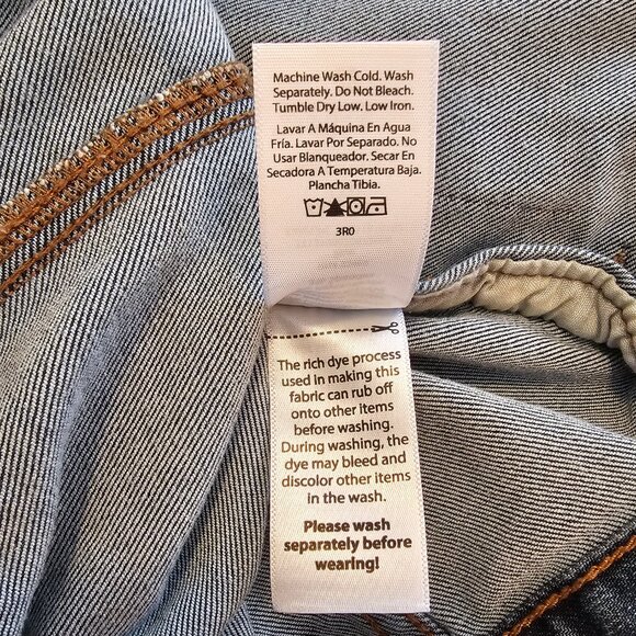 Time and Tru Classic Blue Denim Jacket Plus Size XXXL (22) - Picture 7 of 7